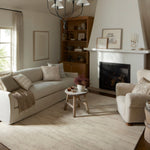 Amber Lewis x Loloi Rocky Natural / Fog Rug 1-natural fibre rugs Loloi