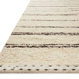 Loloi Roman Natural / Charcoal Rug RUGS - wool Loloi