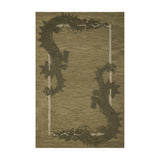 Brigette Romanek x Loloi Romi Green / Forest Square Rug RUGS - wool Loloi 7'9" x 7'9" Square