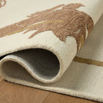 In-house sample - Loloi Romi Collection DESIGN - Rug Sample Loloi Ivory / Spice