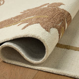 In-house sample - Loloi Romi Collection DESIGN - Rug Sample Loloi Ivory / Spice