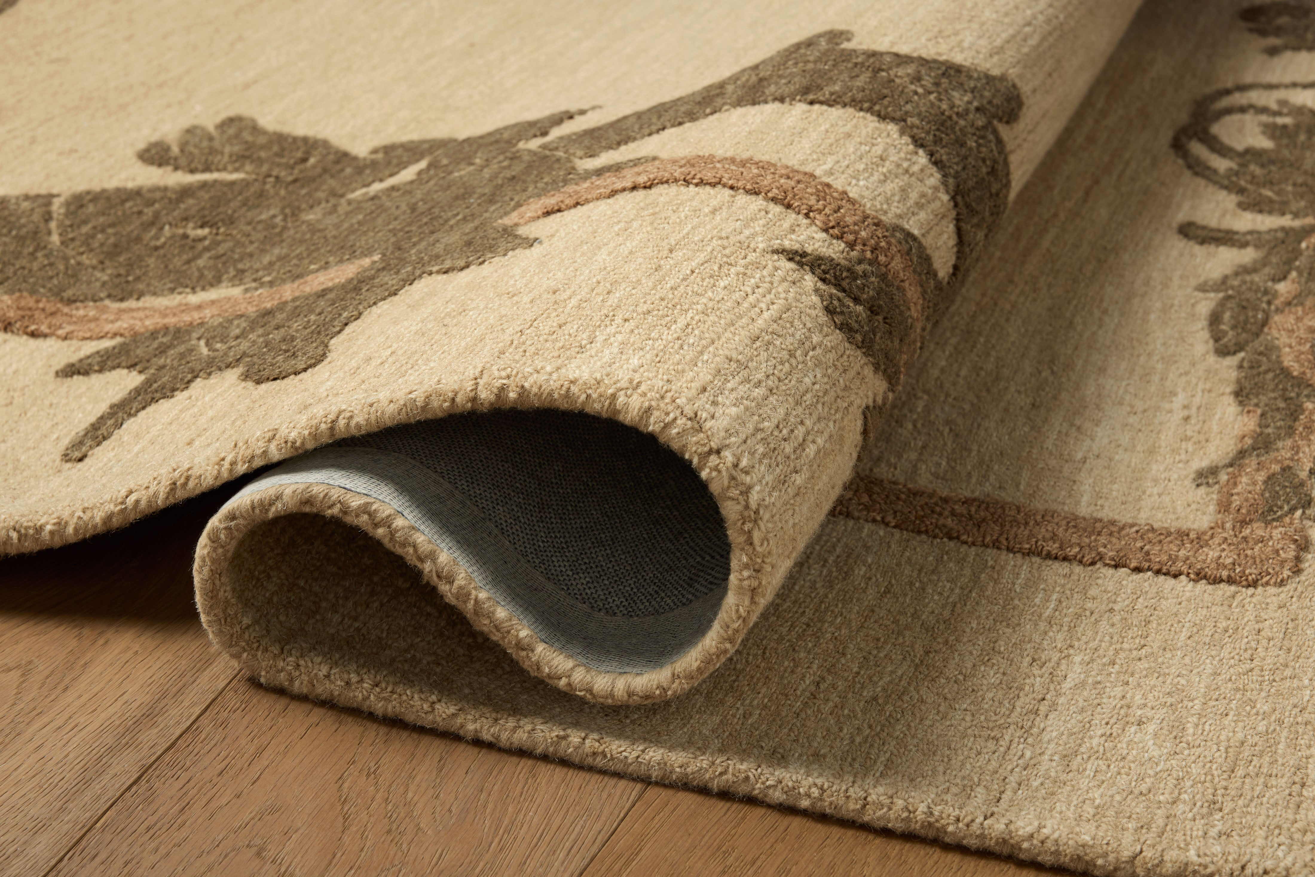 In-house sample - Loloi Romi Collection DESIGN - Rug Sample Loloi Natural / Olive