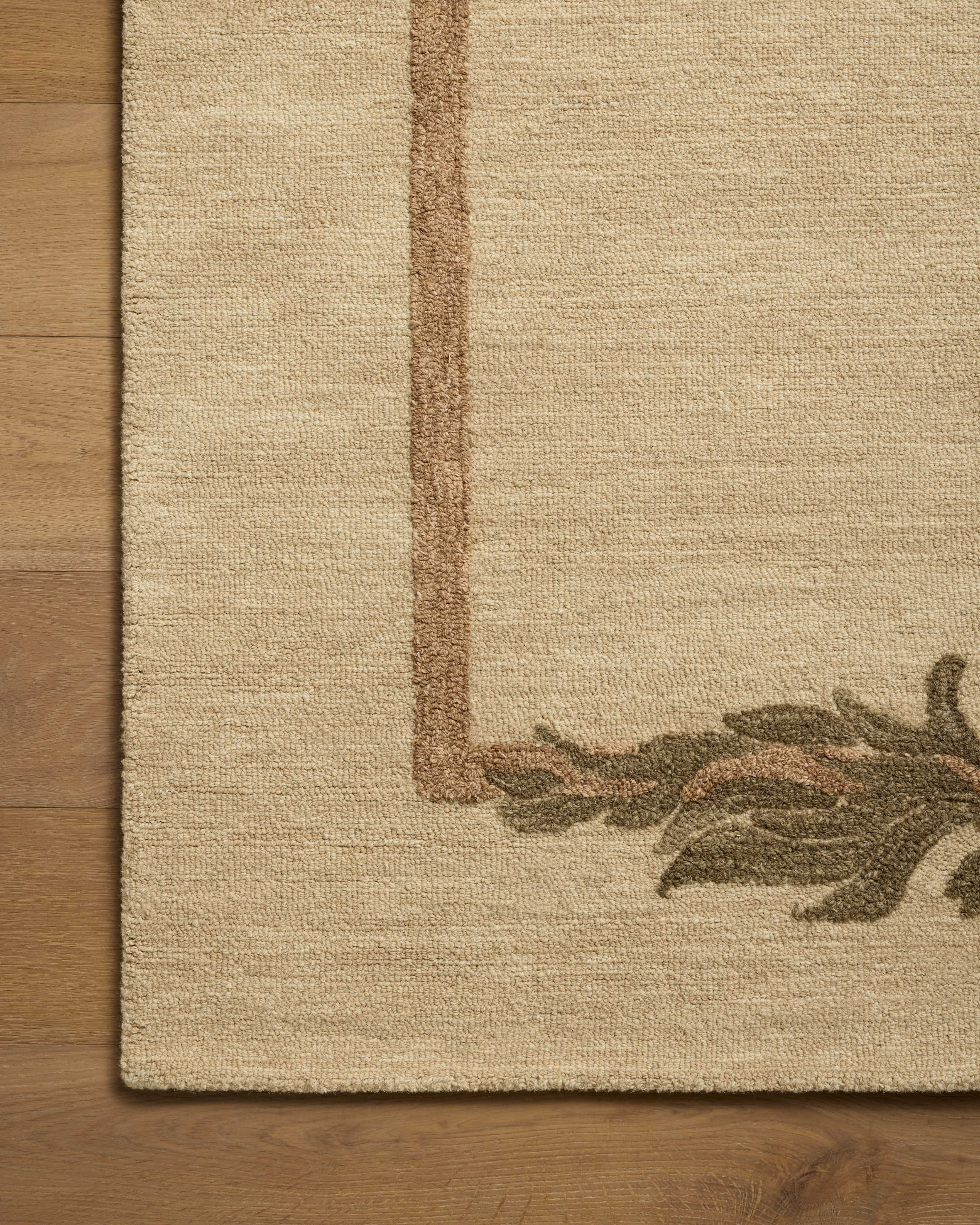 In-house sample - Loloi Romi Collection DESIGN - Rug Sample Loloi Natural / Olive
