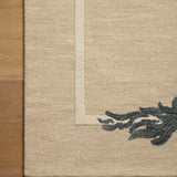 In-house sample - Loloi Romi Collection DESIGN - Rug Sample Loloi Oatmeal / Midnight