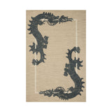 Brigette Romanek x Loloi Romi Oatmeal / Midnight Rug