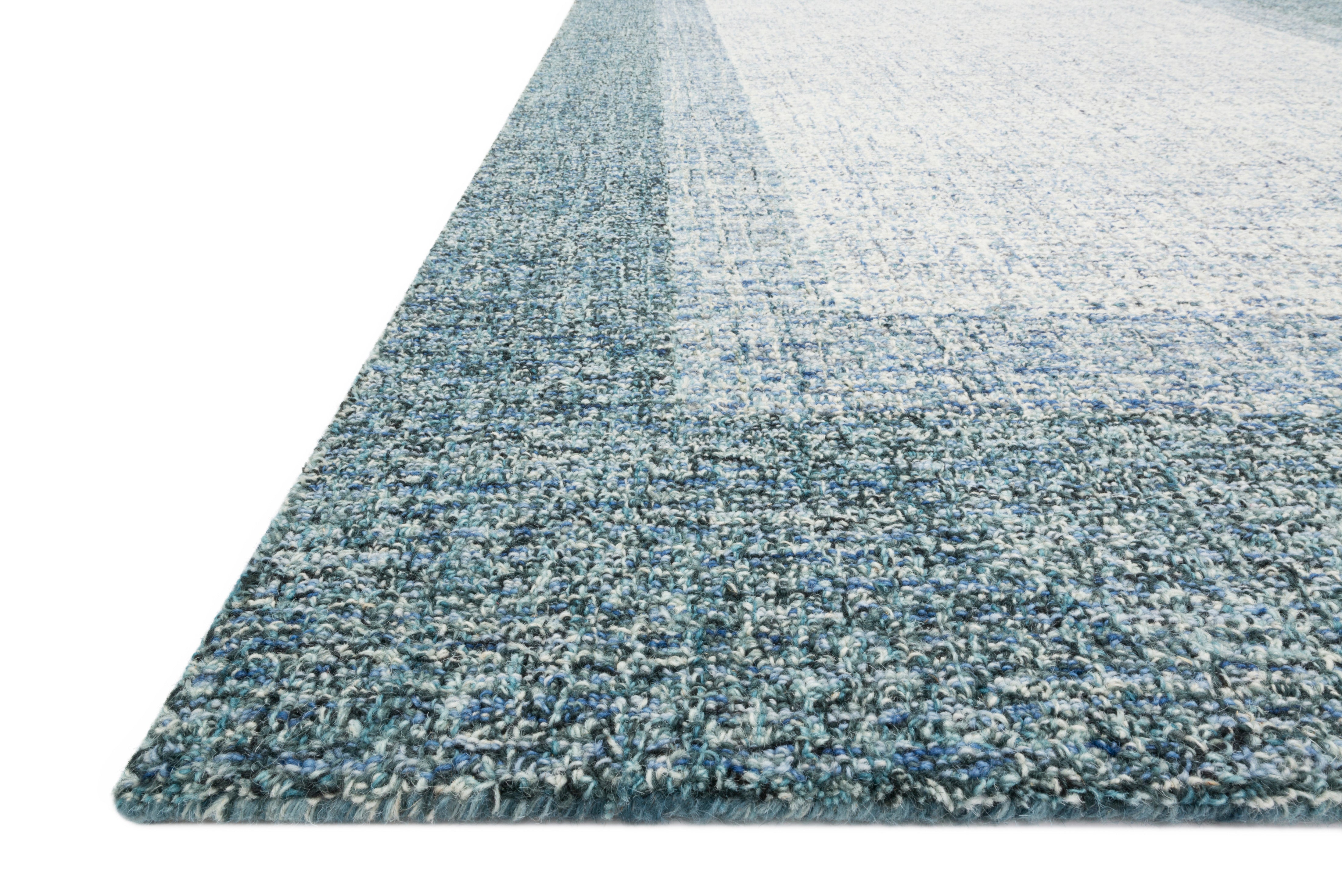 Loloi Rosina Aqua Rug RUGS - wool Loloi