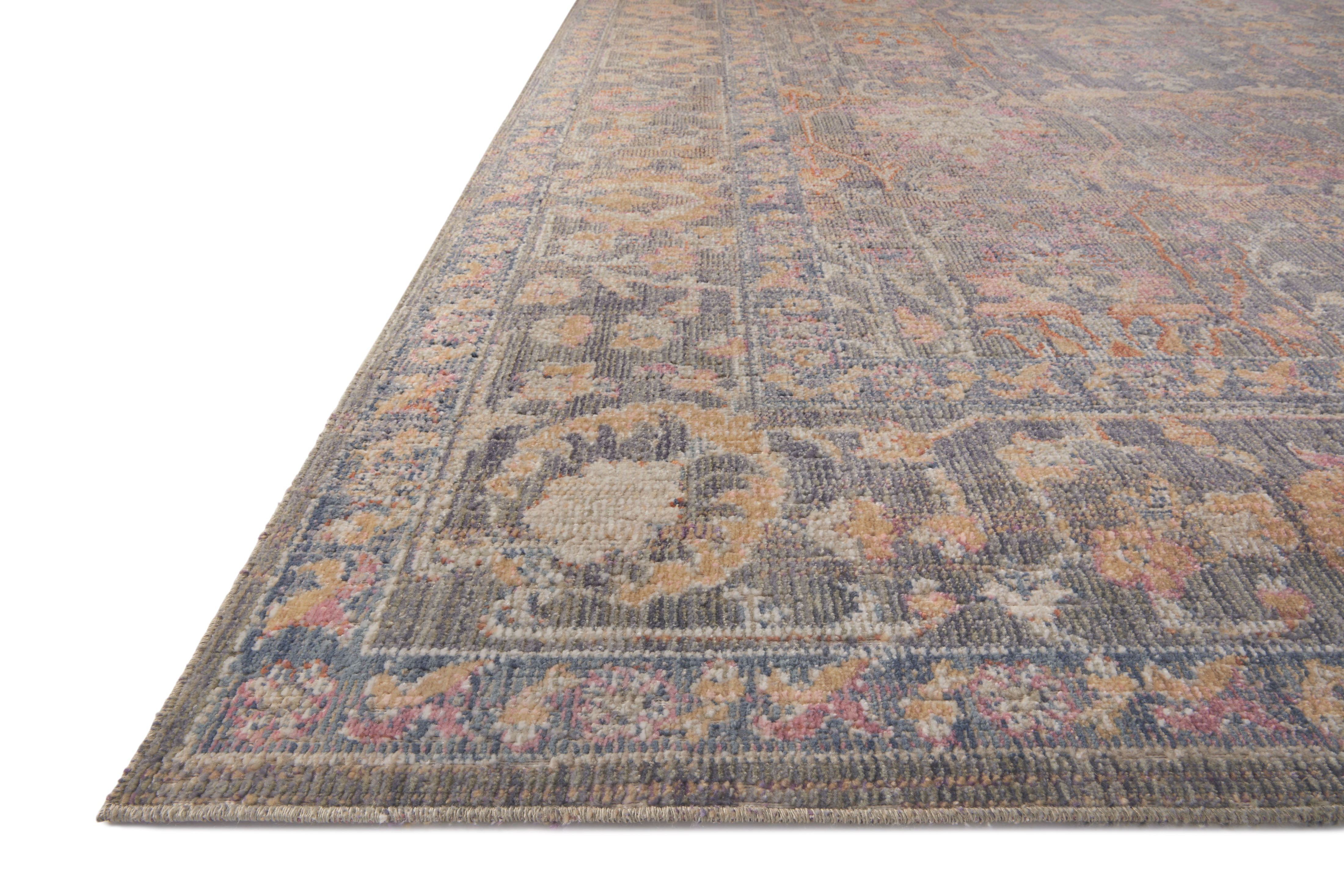 Chris Loves Julia x Loloi Rosemarie Stone / Multi Rug RUGS - patterned Loloi