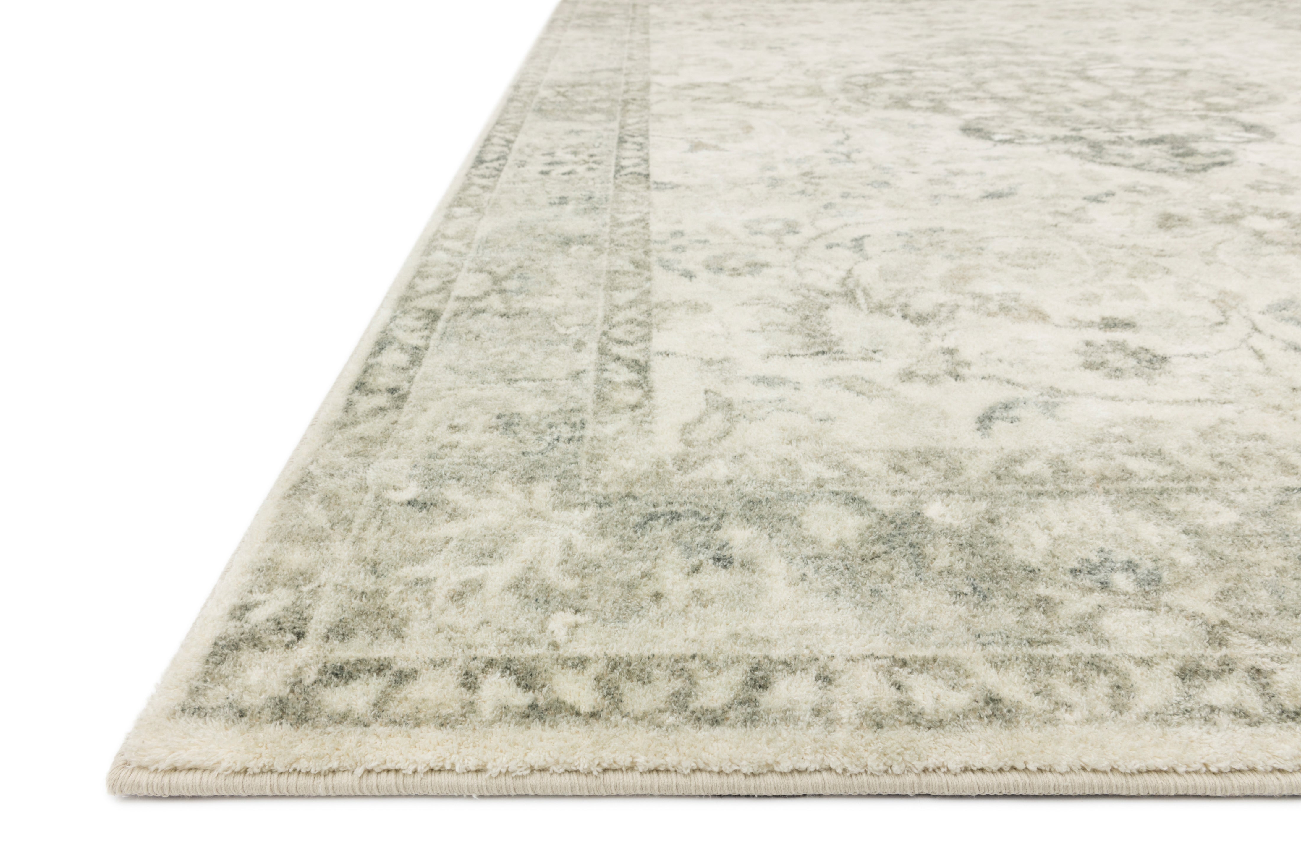 Loloi Rosette Ivory / Silver Rug RUGS - synthetic Loloi