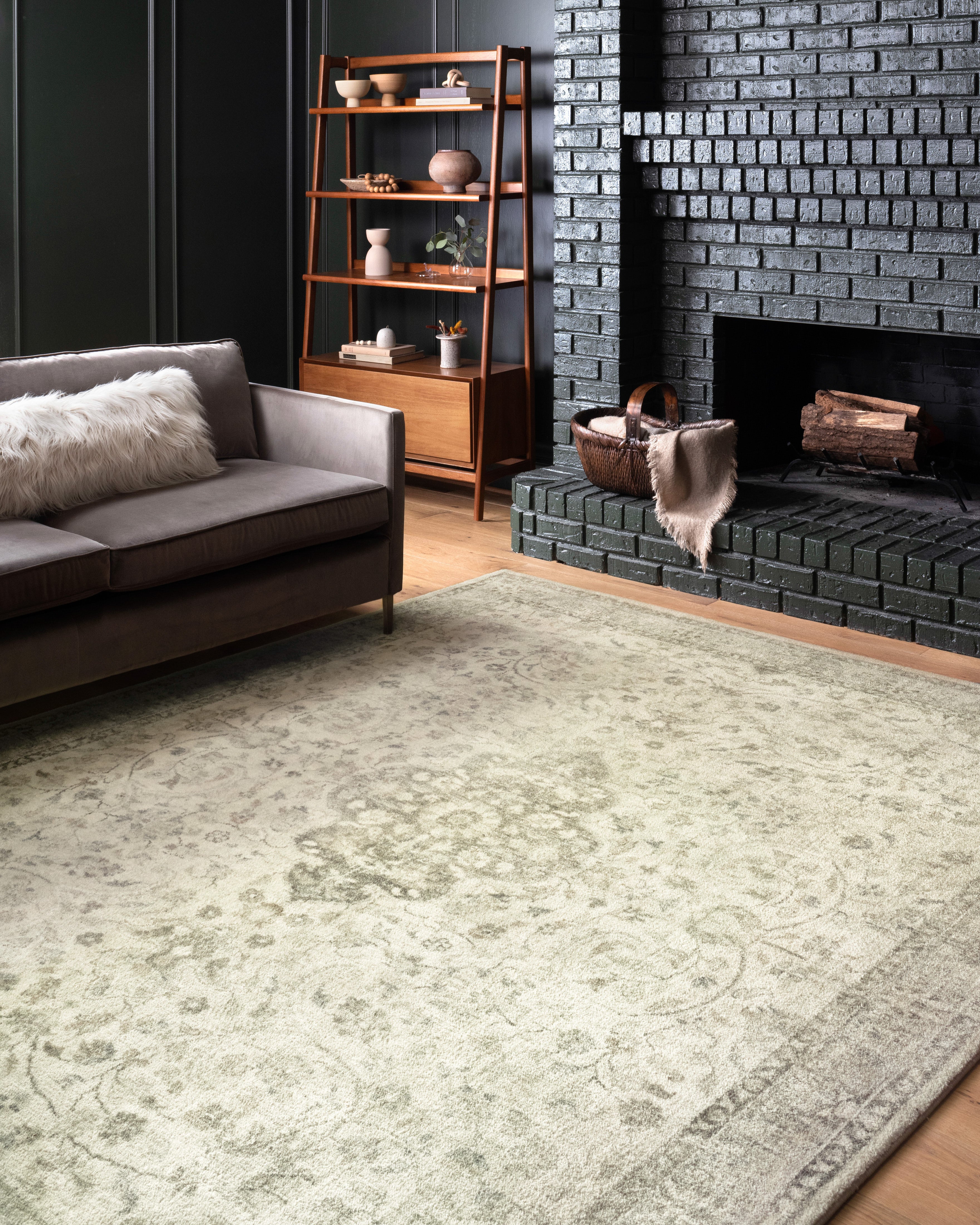 Loloi Rosette Ivory / Silver Rug RUGS - synthetic Loloi