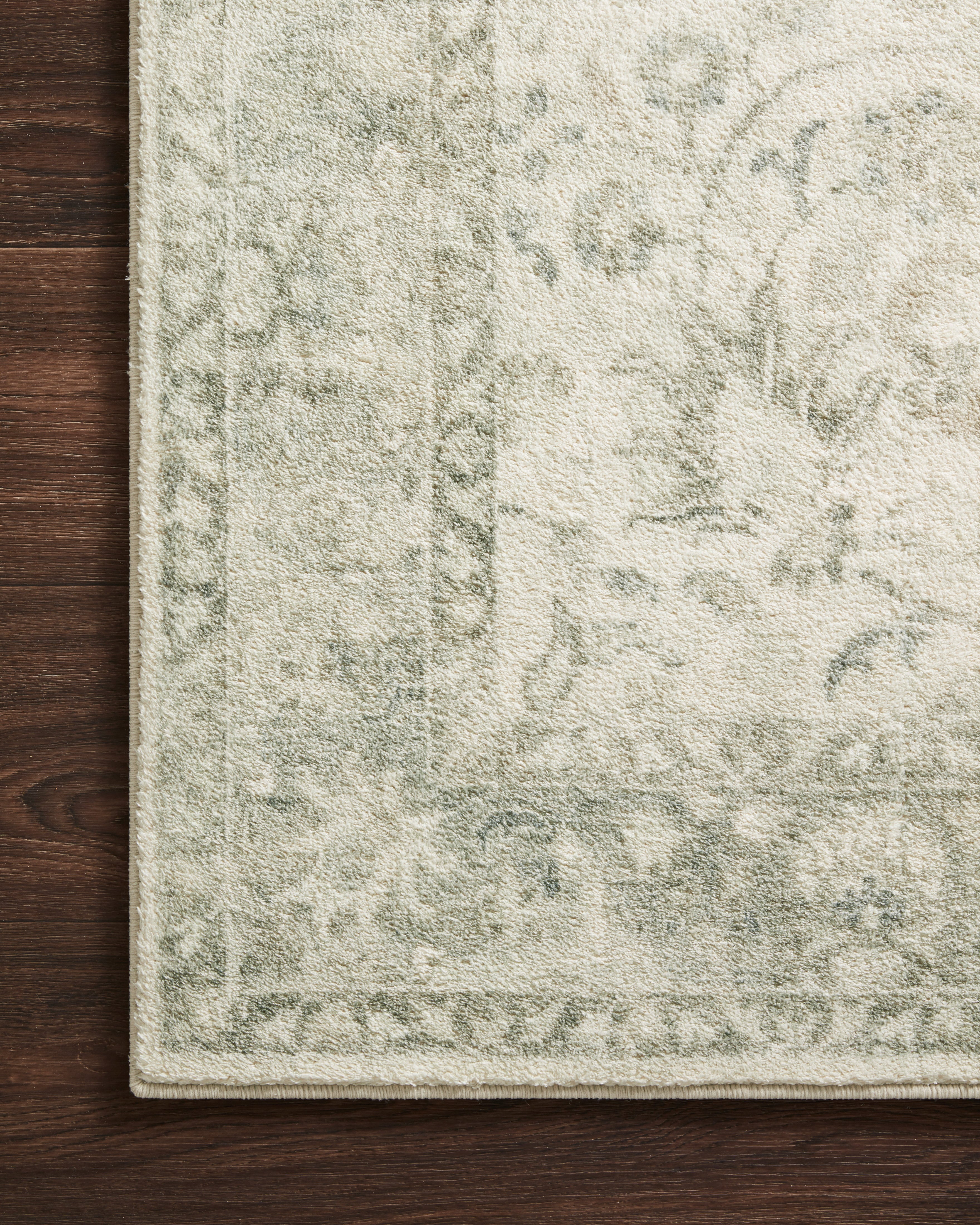Loloi Rosette Ivory / Silver Rug RUGS - synthetic Loloi