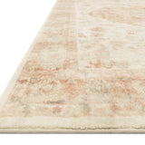 Loloi Rosette Ivory / Terracotta Rug RUGS - synthetic Loloi