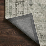 Loloi Rosette Steel / Graphite Rug RUGS - synthetic Loloi