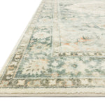 Loloi Rosette Teal / Ivory Rug RUGS - synthetic Loloi