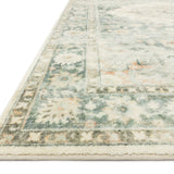 Loloi Rosette Teal / Ivory Rug RUGS - synthetic Loloi