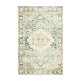 Loloi Rosette Teal / Ivory Rug