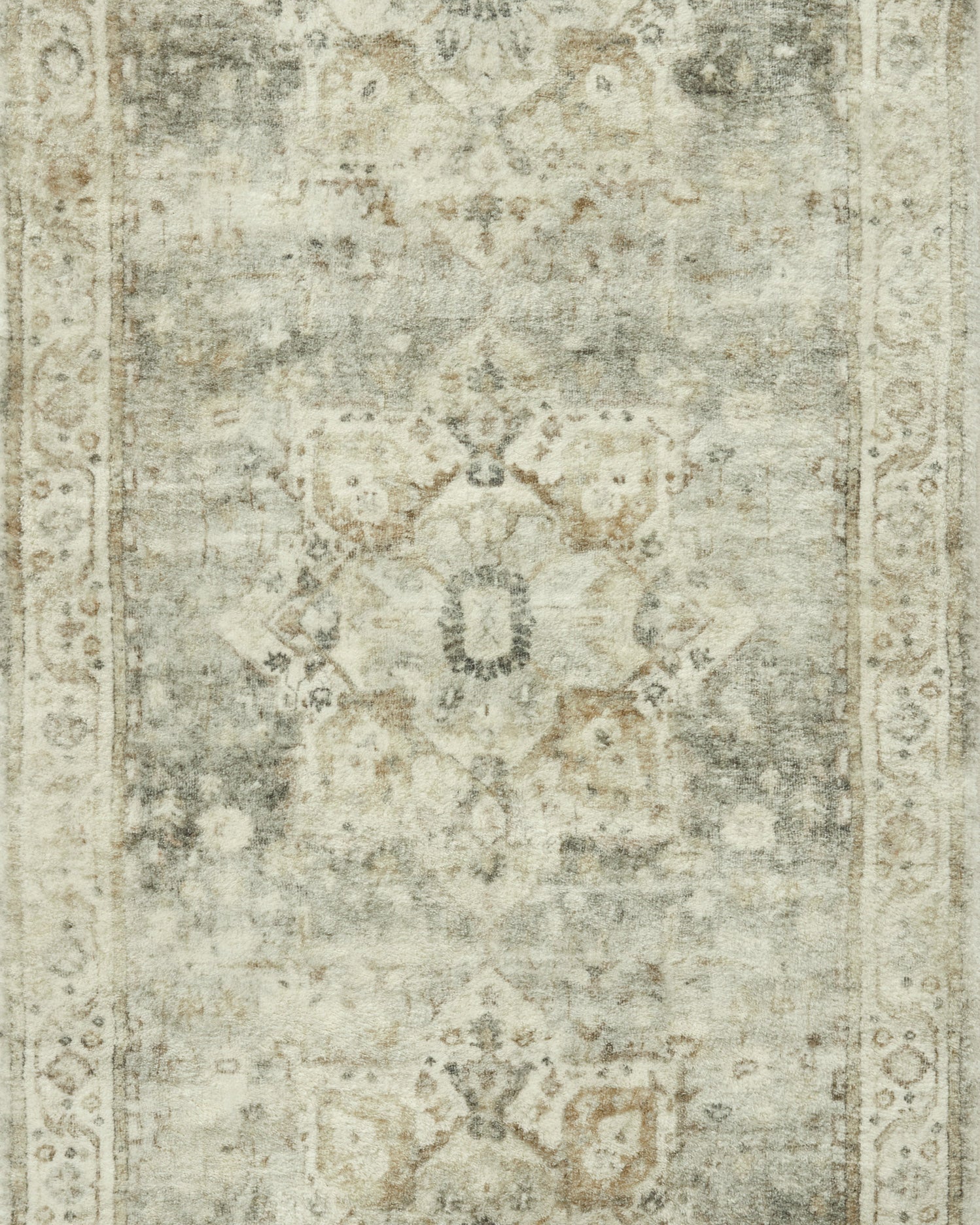 Loloi Rosette Sage / Beige Rug RUGS - synthetic Loloi