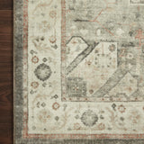 Loloi Rosette Slate / Ivory Rug RUGS - synthetic Loloi