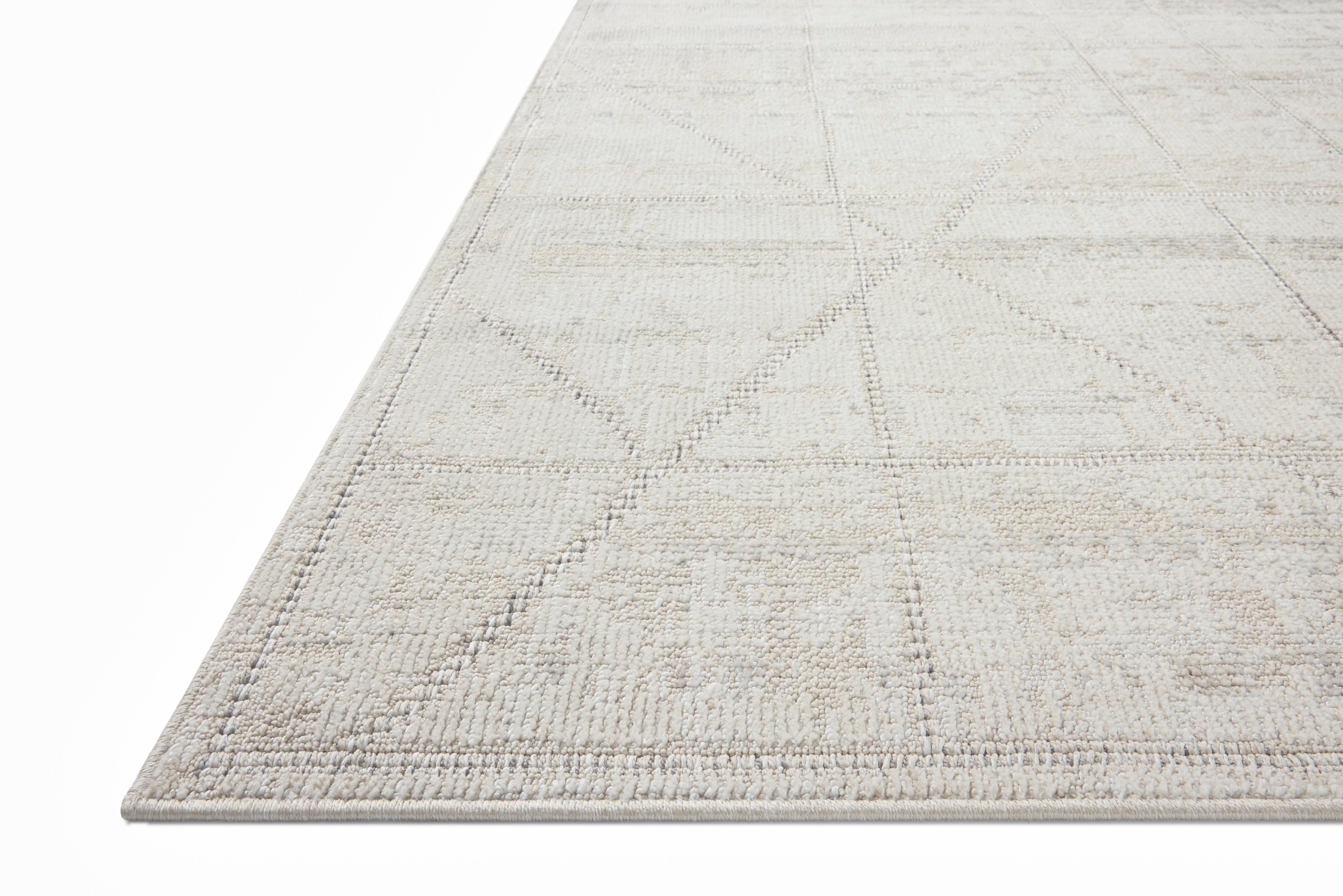Loloi Roxie Ivory / Graphite Rug RUGS - synthetic Loloi 18" x 18"