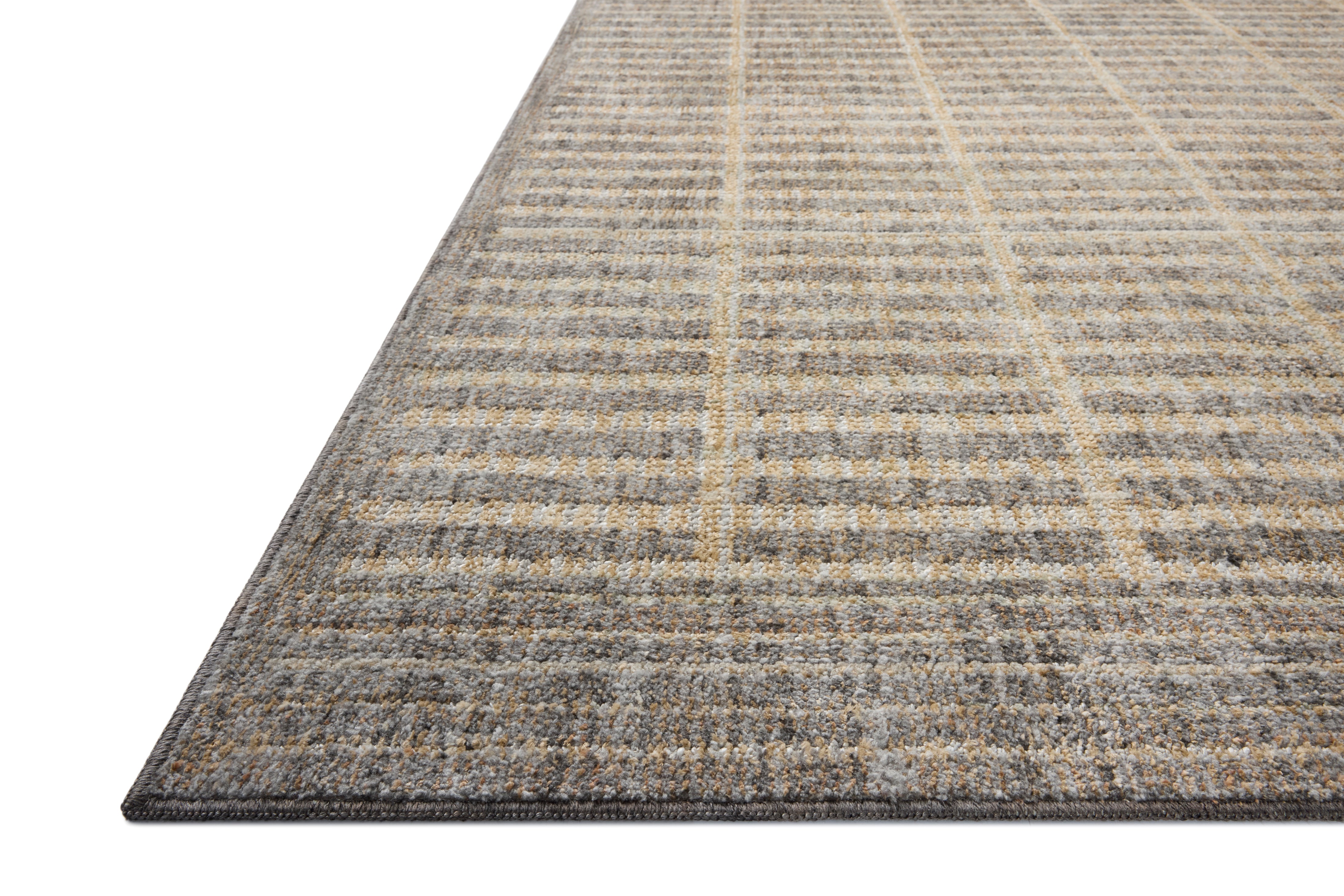 Loloi Roxie Smoke / Natural Rug RUGS - synthetic Loloi 18" x 18"