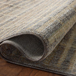 Loloi Roxie Smoke / Natural Rug RUGS - synthetic Loloi 18" x 18"