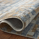 Loloi Roxie Ivory / Denim Rug RUGS - synthetic Loloi