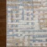 Loloi Roxie Ivory / Denim Rug RUGS - synthetic Loloi