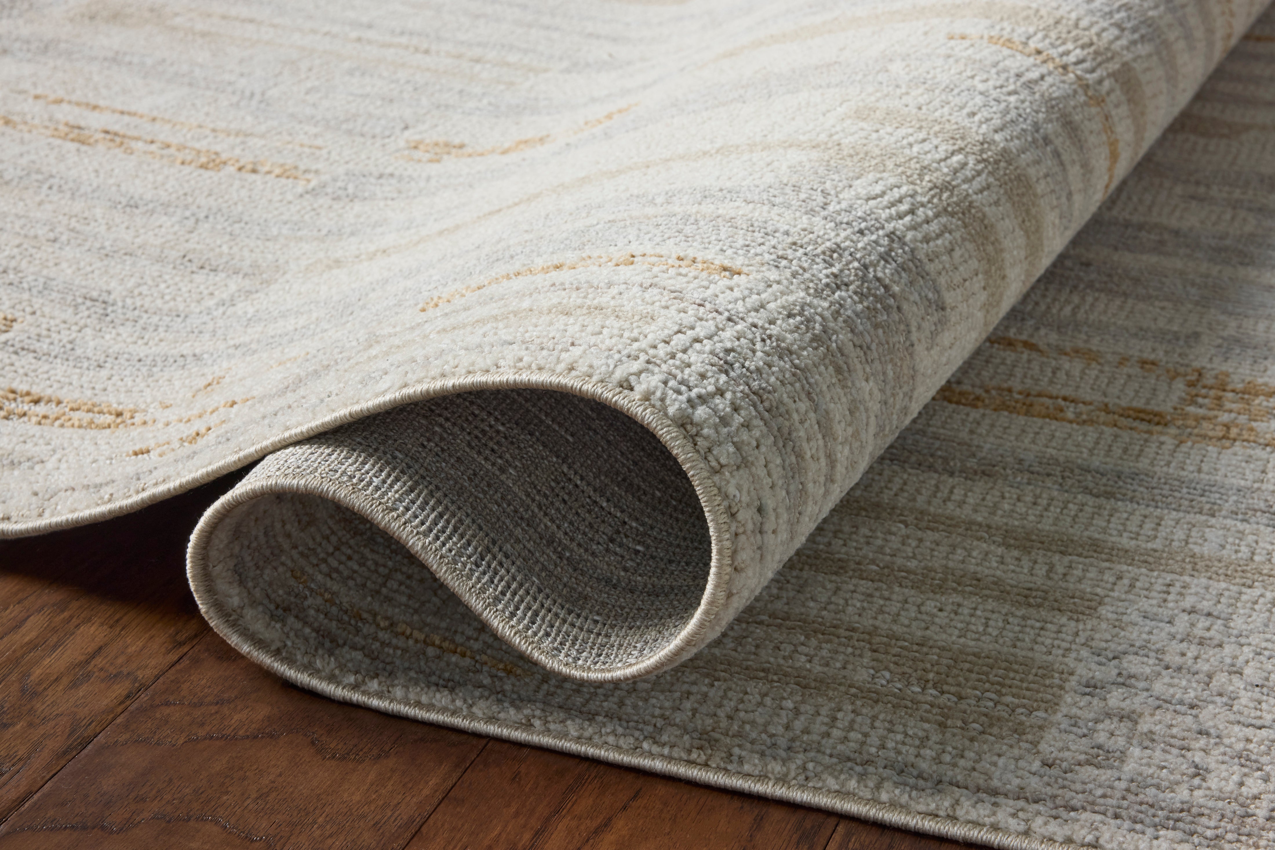 Loloi Roxie Natural / Sand Square Rug RUGS - synthetic Loloi