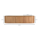 Theo Media Bench FURNITURE - bench Moe's Furniture