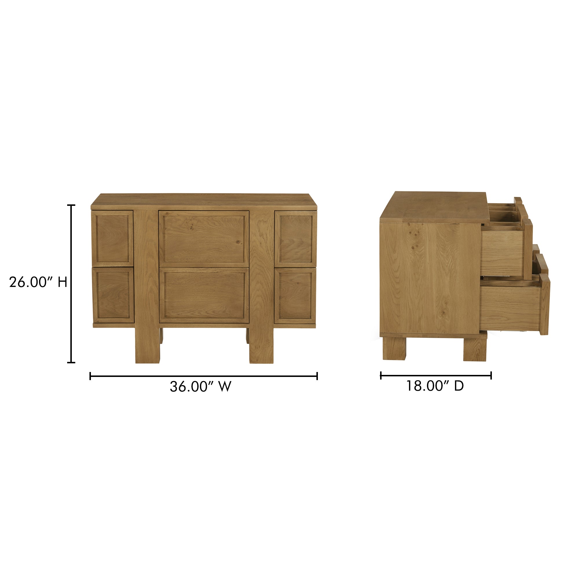 Henley Nightstand FURNITURE - nightstand Moe's Furniture