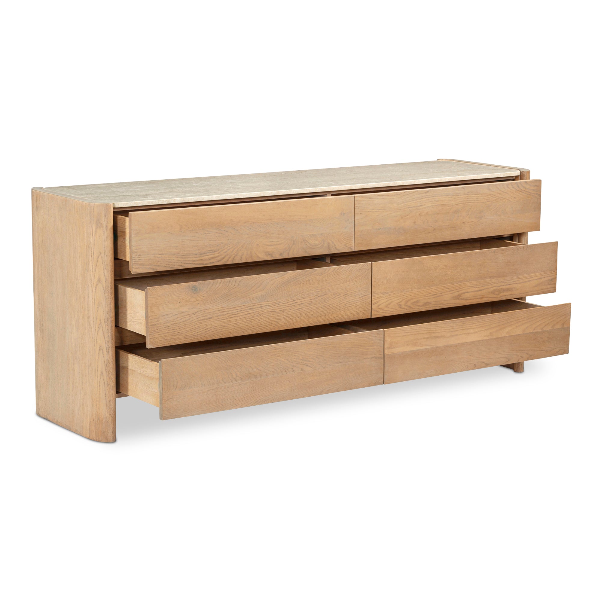 Leeland 6 Drawer Dresser FURNITURE - dresser Moe's Furniture
