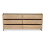 Leeland 6 Drawer Dresser FURNITURE - dresser Moe's Furniture