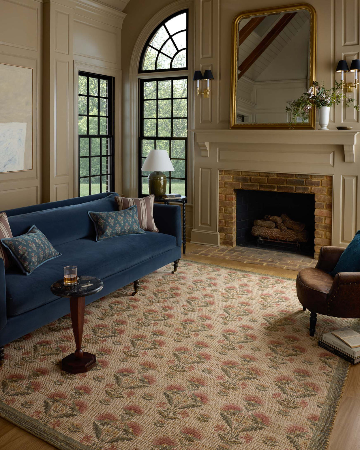 Chris Loves Julia x Loloi Rue Sage / Blush Rug RUGS - jute Loloi