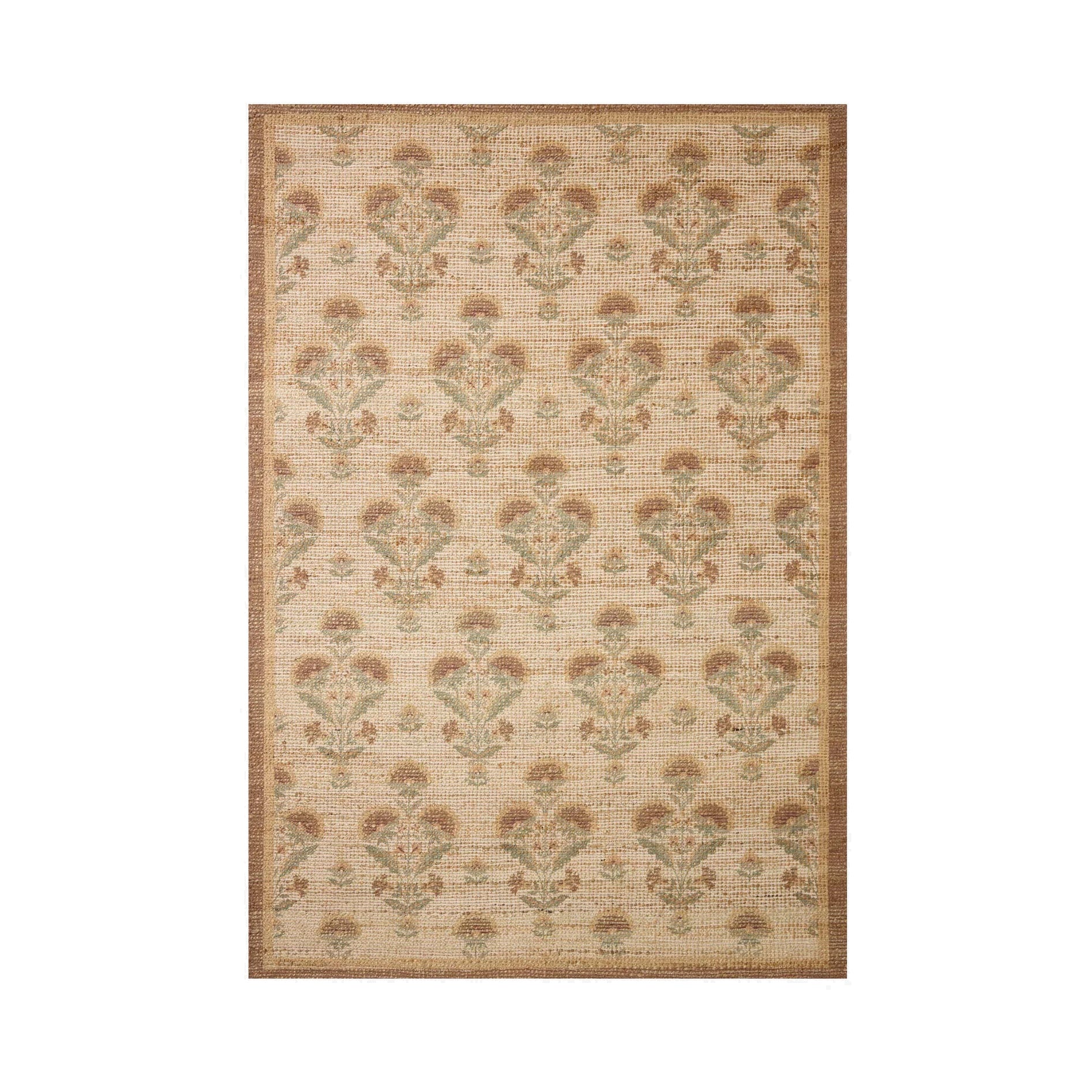 Chris Loves Julia x Loloi Rue Wheat / Sage Rug RUGS - jute Loloi