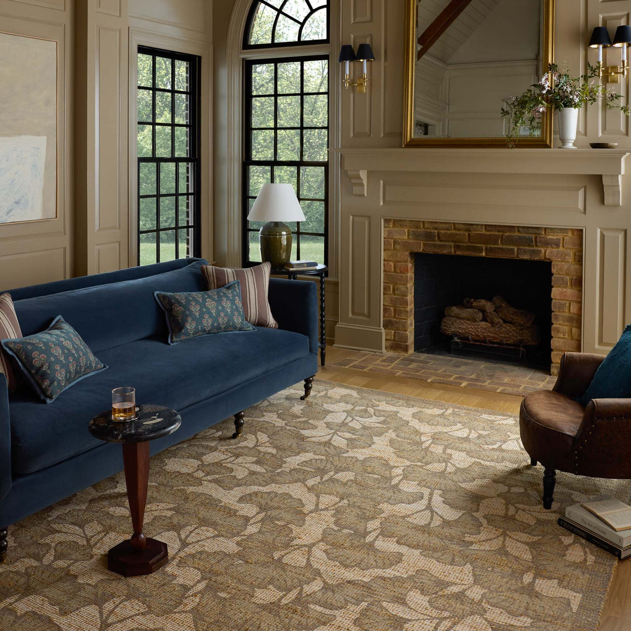 Chris Loves Julia x Loloi Rue Olive / Sage Rug RUGS - jute Loloi