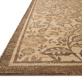Chris Loves Julia x Loloi Rue Bark / Mocha Rug RUGS - jute Loloi