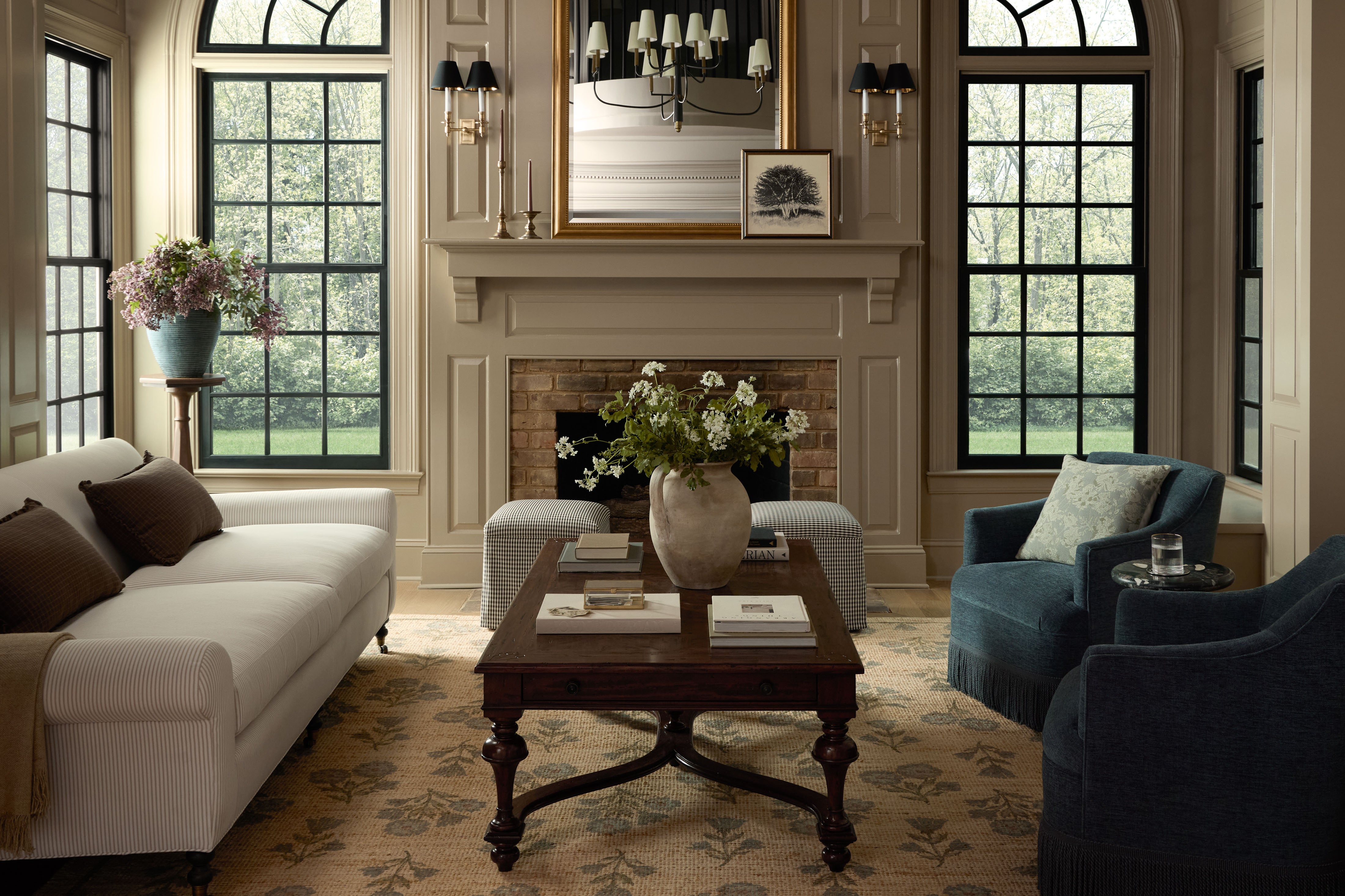 IN STORE - Chris Loves Julia x Loloi Rue Moss / Blue Rug IN STORE - rugs Loloi