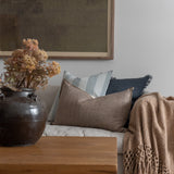 Amber Lewis x Loloi Meadowlark Midnight Pillow