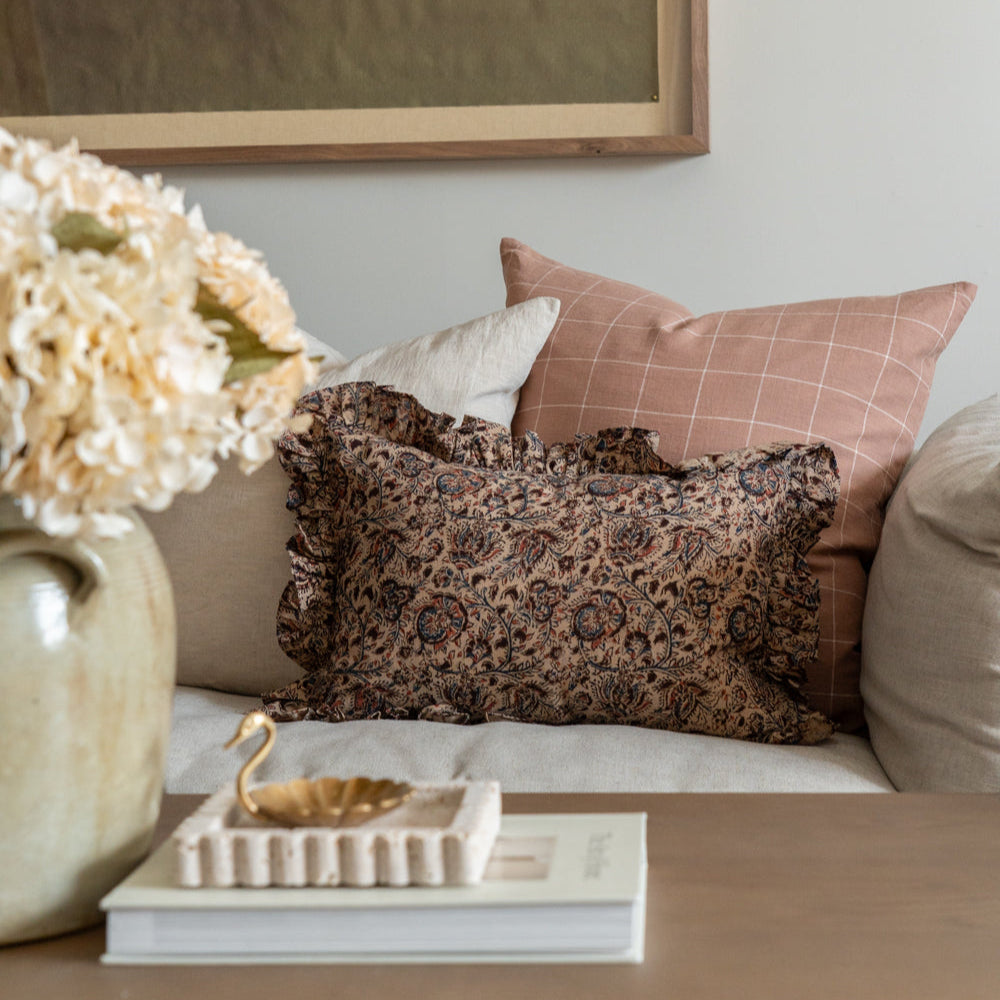 Callie Pillow Cover 1 - PILLOWS - Linen - neutral Rug & Weave Pillows