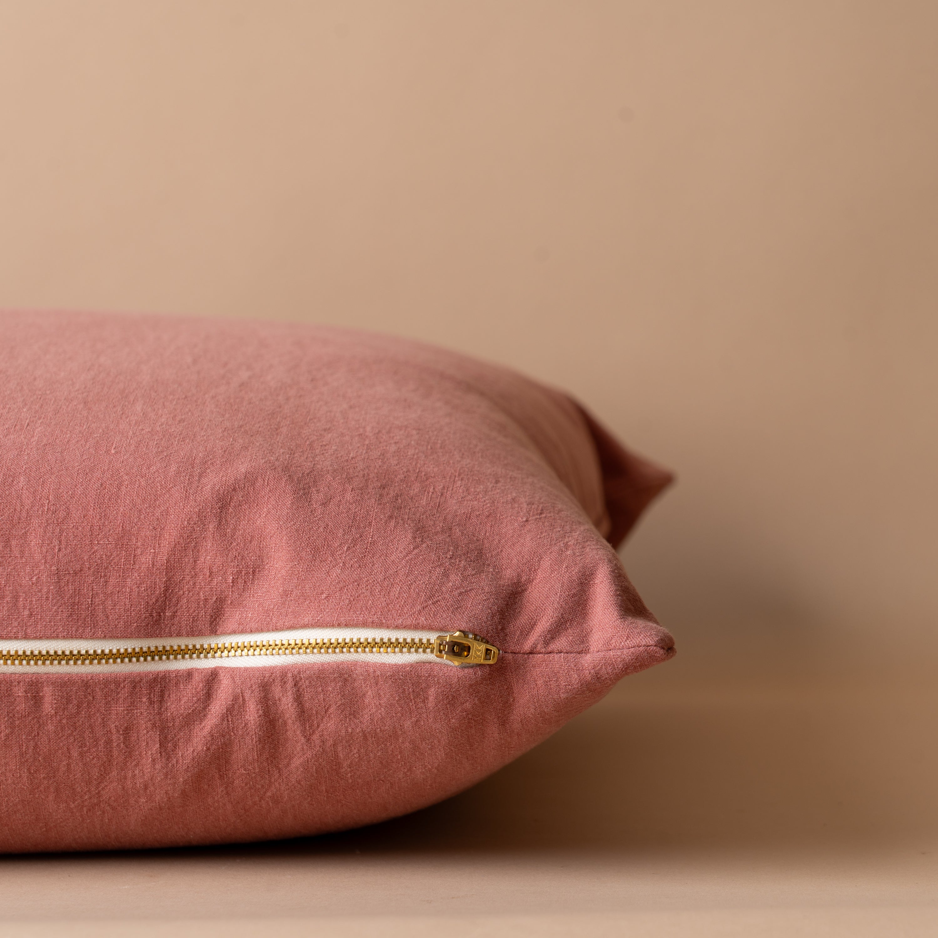 Rosewood Linen Pillow Cover 2 - PILLOWS - Linen - warm Rug & Weave Pillows
