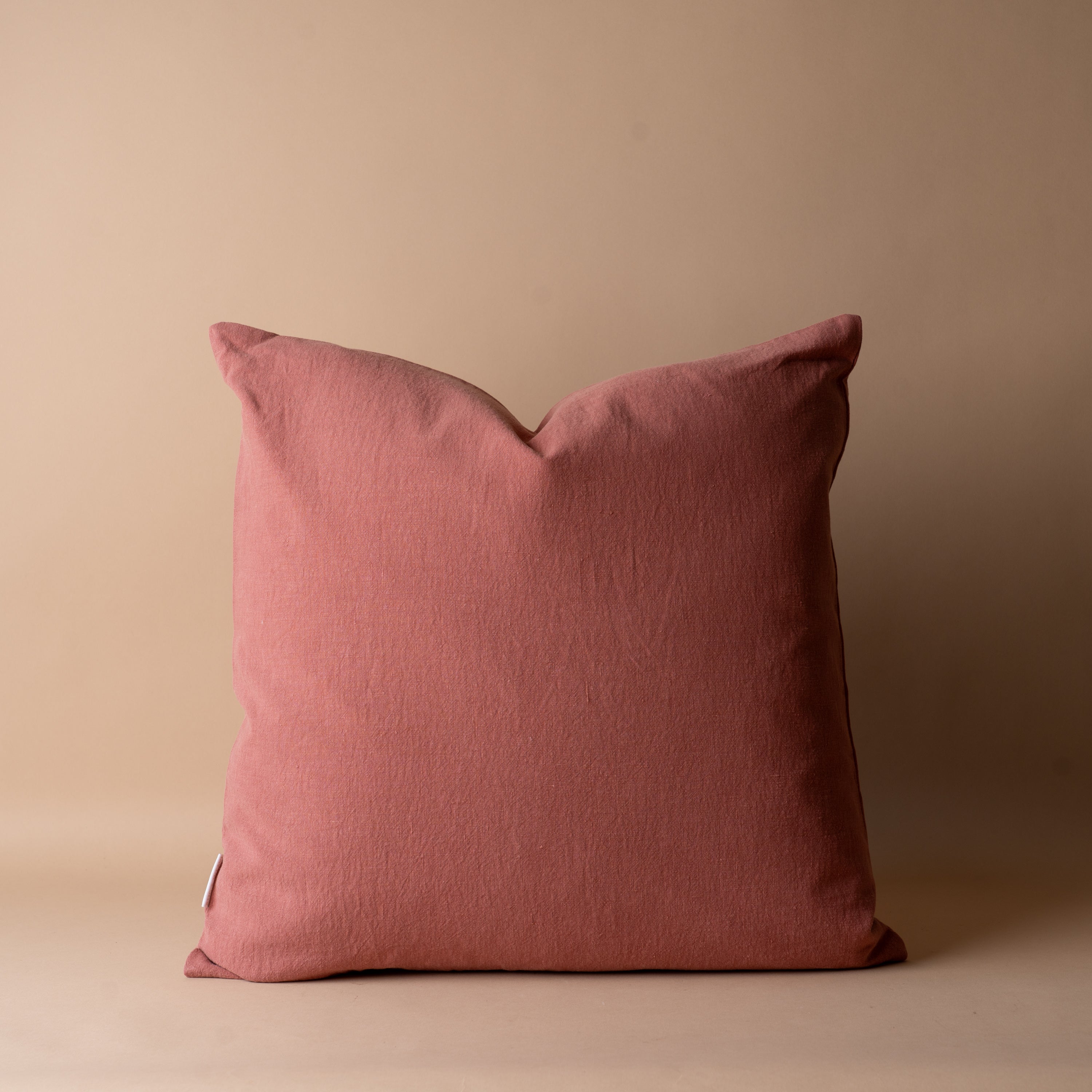 Rosewood Linen Pillow Cover 2 - PILLOWS - Linen - warm Rug & Weave Pillows