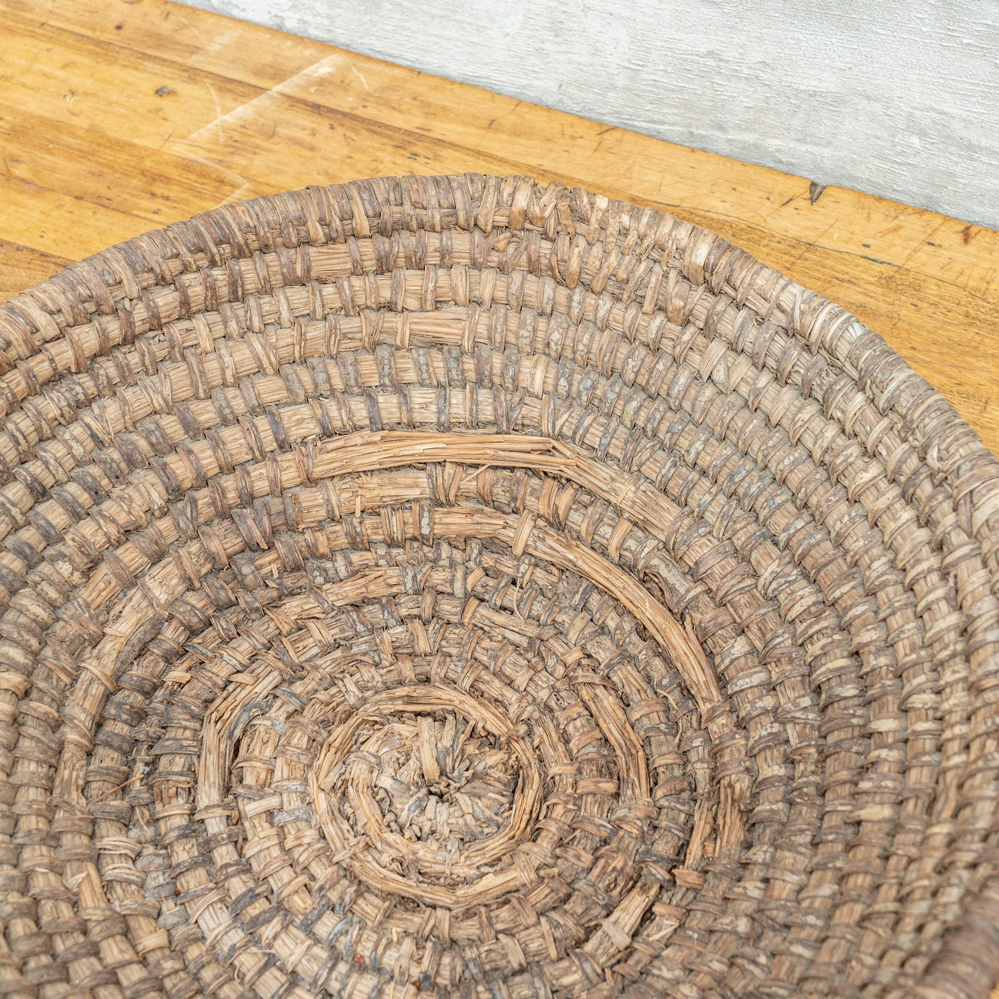 Vintage French Basket - Rug & Weave