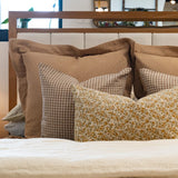 Arthur Gingham Pillow Cover 1 - PILLOWS - linen - neutral Rug & Weave Pillows