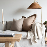 Arthur Gingham Pillow Cover 1 - PILLOWS - linen - neutral Rug & Weave Pillows