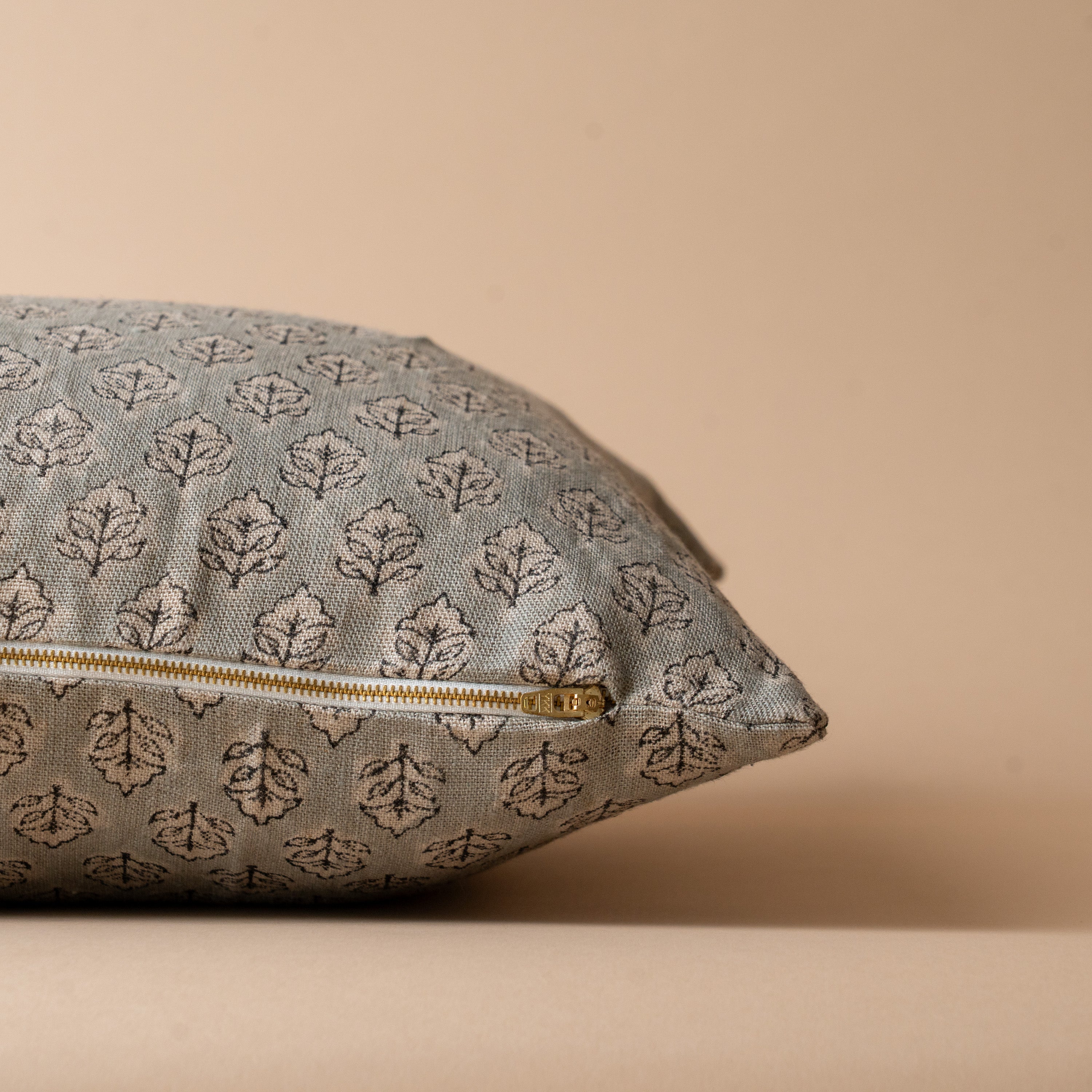 Mila Block Print Pillow Cover 3 - PILLOWS - Block print - cool ORNA HOUSE