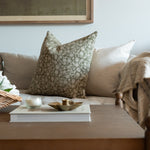 Olivia Block Print Pillow Cover 1 - PILLOWS - Block print - neutral ORNA HOUSE