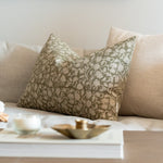 Olivia Block Print Pillow Cover 1 - PILLOWS - Block print - neutral ORNA HOUSE