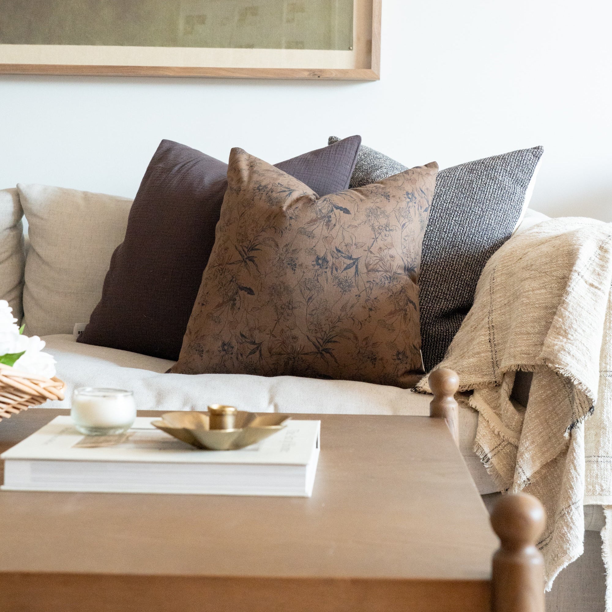 Hikari Pillow Cover 2 - PILLOWS - essentials - warm Rug & Weave Pillows