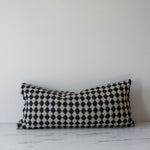 Black Check Weave Pillow 3-a-All New Indaba