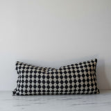 Black Check Weave Pillow 3-a-All New Indaba