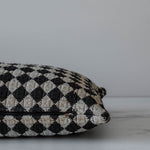 Black Check Weave Pillow 3-a-All New Indaba